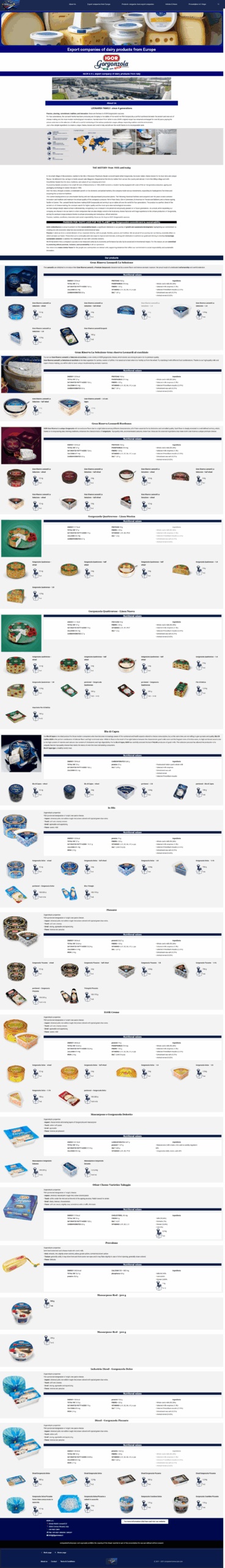 Top half of example presentation