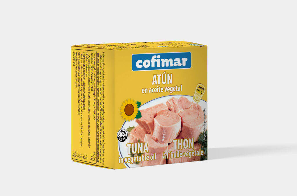 Tuna in vegetable oil 80g.