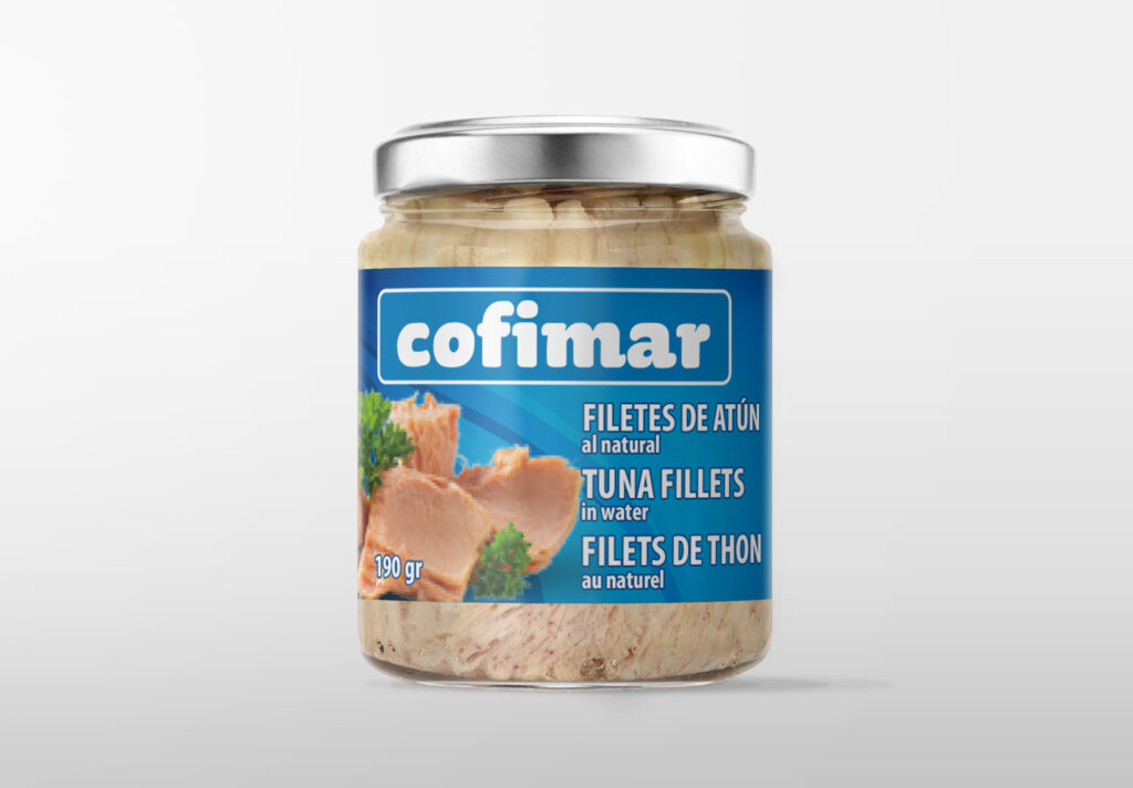 Tuna Fillets in water 190g.