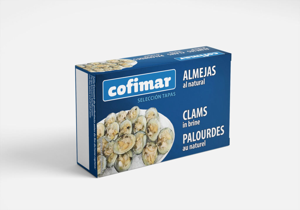 Clams in brine 111g.