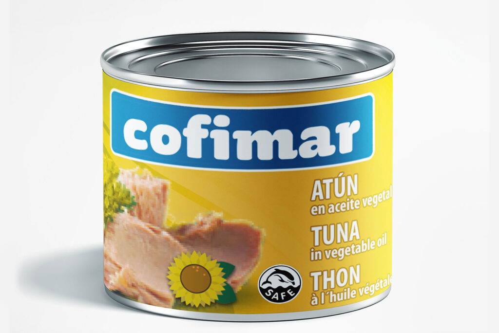 Tuna in vegetable oil 1730g.