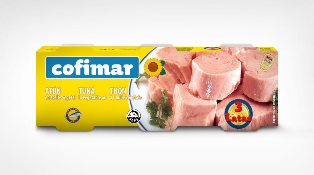 Tuna in vegetable oil 3 x 80g.