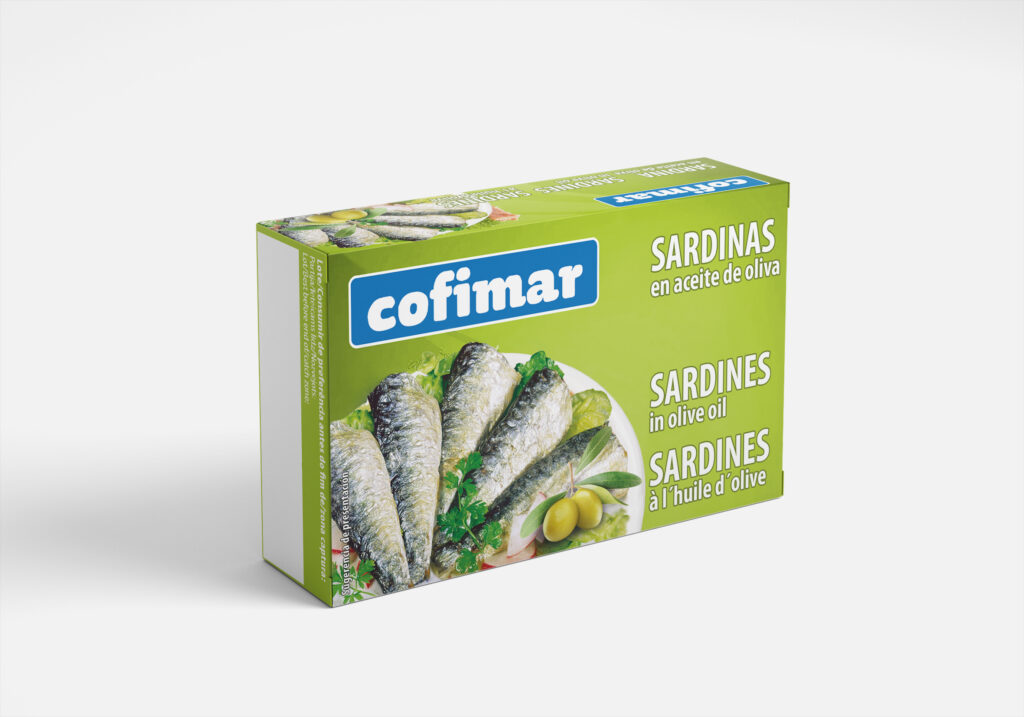 Sardines in olive oil 120g.