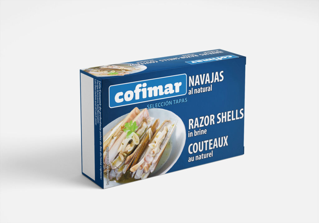 Razor shells in brine 111g.